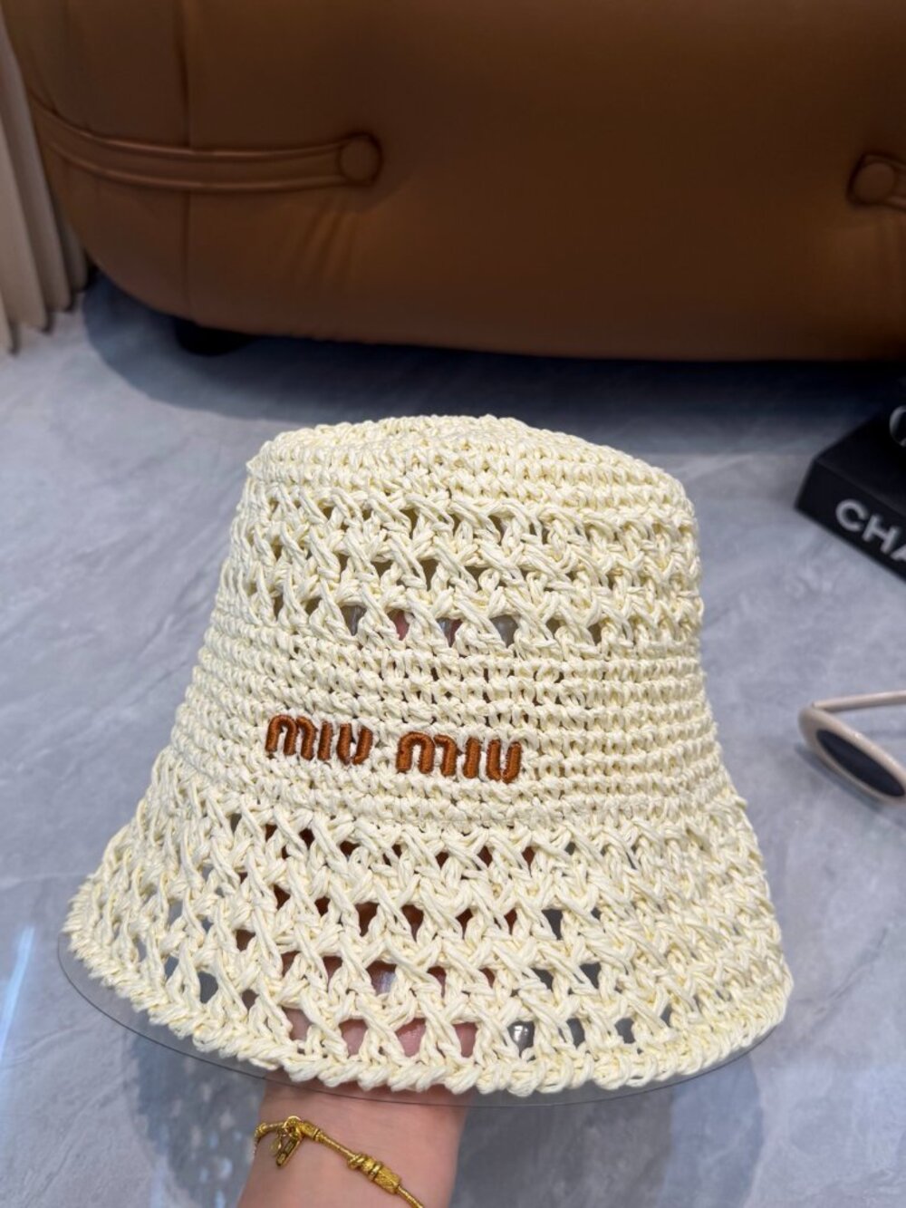Miu Miu Crochet Bucket Hat ✨